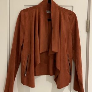 Bagatelle Faux Suede Waterfall Jacket